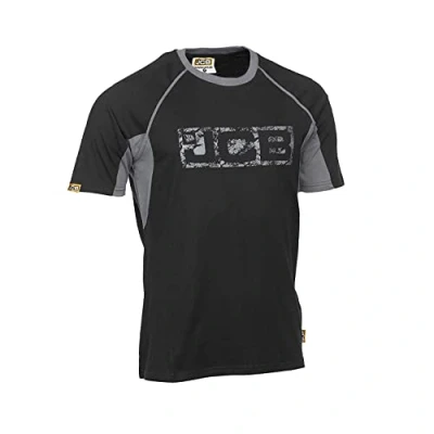 Image of JCB Workwear Men&#039;s T Shirts Trade Shirt Black/Grey Small