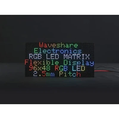 Image of RGB Full Color LED Matrix Panel for Raspberry Pi 4B+ 4B 3B+ 3B 2B+ Zero W WH Pico ESP32 Ardui 2.5mm Pitch 64x32 Pixels