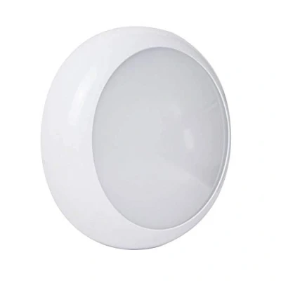 Image of LEDBRITE LED Emergency + Sensor Bulkhead Fitting 18 Watt IP65 White Base 2D Weatherproof