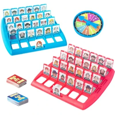 Image of CXKPVFN Picture Guessing Board Game 96 Characters Game, Wfamily Figure Guess Who? Games For Family Night Kids’Games Card Adults And Kids Aged 3 Up