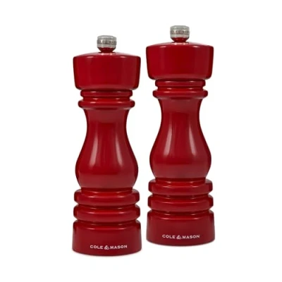 Image of Cole &amp; Mason London 18cm Red Gloss Gift Set