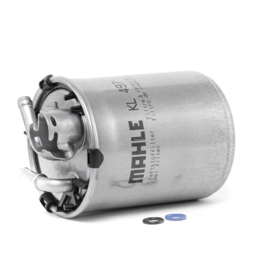 Image of 06Q127400H, 6Q0127400H, 6Q0127401H Fuel Filter MAHLE ORIGINAL KL 497D In Line 8mm 8,0mm SKODA: Fabia 2, Roomster, I Hatchback