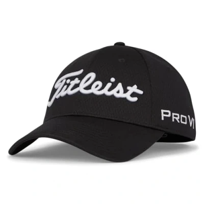 Image of Titleist Tour Elite Cap White/Black