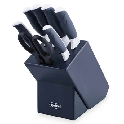 Image of Zyliss Comfort 7 Piece Knife Block Set