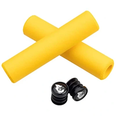 Image of Wolf Tooth Karv Grips 6.5mm Yellow Bike Accessories Custom Parts Precision Engineered