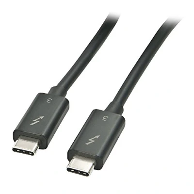 Image of LINDY 0.5 m Thunderbolt 3 Cable Black