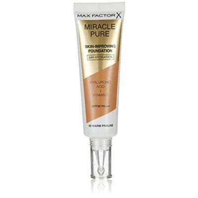 Image of Max Factor Miracle Pure Foundation, Warm Praline 89
