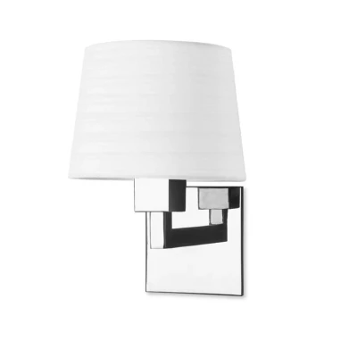 Image of Bali 1 Light Indoor Wall Chrome, E27 (Shade Not Included)