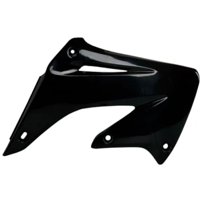 Image of Polisport Honda Radiator Scoops CR 125 250 2002 2007, Black Motocross4u