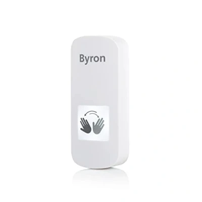 Image of Byron Wireless Touch Free Door Push, Wave Sensor, White,DBY 23430