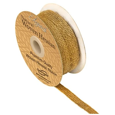 Image of Eleganza Woven Hessian 10mm x 10m Natural No.02, Beige