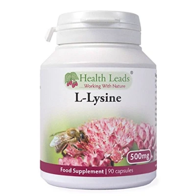 Image of L Lysine 500mg x 90 Capsules (No Magnesium Stearate)