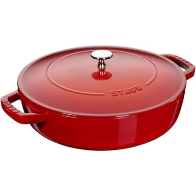 Image of Staub Skillet Chistera Cherry ø 28 cm / 3.7 Liter
