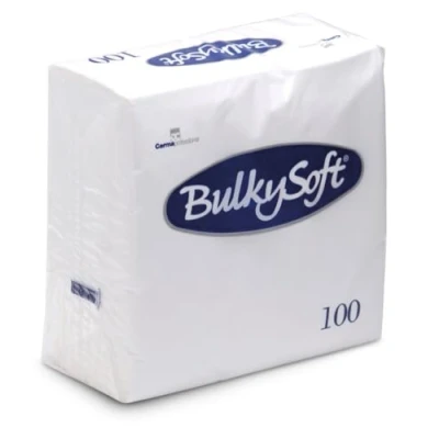 Image of Bulky Soft White 2ply Napkins 2000 x 40cm / 4 fold (32990)