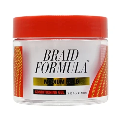 Image of EBIN NEW YORK Braid Formula Conditioning Gel, Medium Hold, 3.53oz Great for Braiding, Twisting, Edges, No Residue, Flaking, Strong High Shine, Smoothing with Clean &amp; Aloe Vera Scent