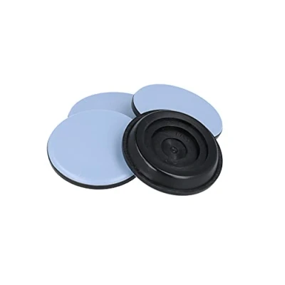 Image of GOODGLIDES Piano Coasters Pack of 4 Caster Cups with Teflon sliding surface diameter: 65mm 2,56 inches for floor carpet protection and easy moving