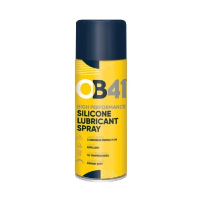 Image of OB41 High Performance Silicone Lubricant Spray Resistance to Temperatures Water Resistant Protects against corrosion and Oxidation 400ml