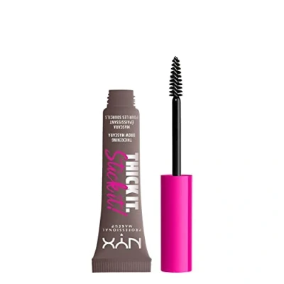 Image of NYX Professional Makeup Thick It. Stick It! Brow Mascara, Tints &amp; Thickens with 16hr Wear, Cool Ash Brown