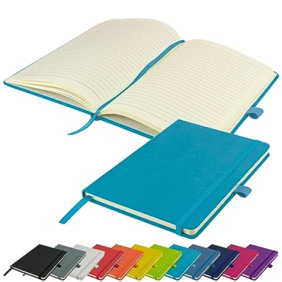 Image of SAVVY BEE A5 Notebook Writing Pad New Lined Hardback Journal Notepad Notes Diary (Teal)