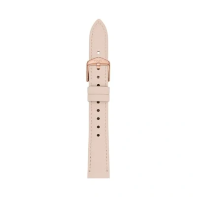 Image of Fossil LiteHide S161091 Women&#039;s Watch Strap 16 mm Nude Leather, nude, mm, Casual