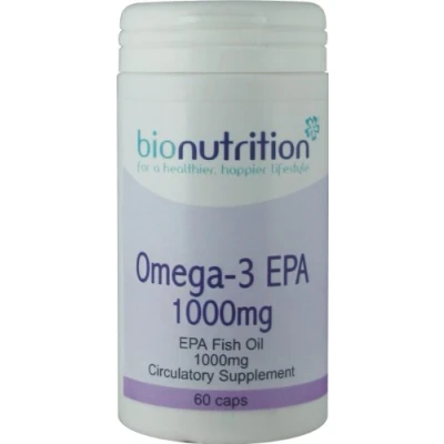 Image of Bio Nutrition Omega 3 EPA 1000mg : Fish Oil Sleep, Mood and Memory Supplement 60 caps