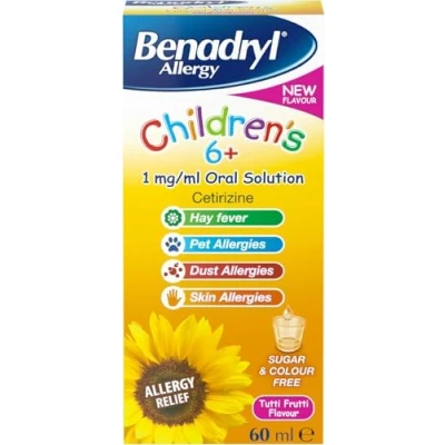 Image of Benadryl Allergy Syrup Children 60ml