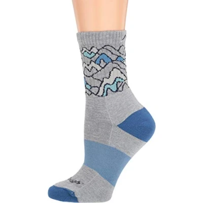 Image of Darn Tough Coolmax Zuni Micro Crew Cushion Sock Women&#039;s Light Gray Large