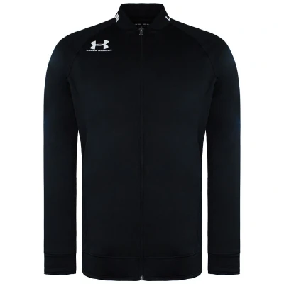 Image of Under Armour Mens Challenger III Black ZipUp Long Sleeve Men Track Jacket 1343919 001 Size Medium