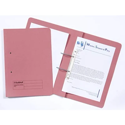 Image of Guildhall Sup Height Spiral File Pink 211/7006Zzz