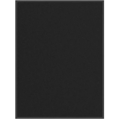 Image of vidaXL Doormat Black 80x120 cm