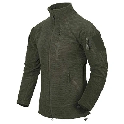 Image of Helikon Tex ALPHA TACTICAL JACKET GRID FLEECE OLIVE GREEN XS/Regular