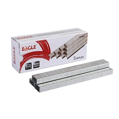 Image of Eagle Standard Staples, Full Strip, ¼ inch Leg Length, 5,000 Per Box