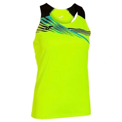 Image of Joma Women&#039;s Elite X Tank Top T Shirt, Fluorine Yellow/Black, XL