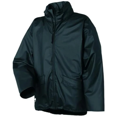 Image of Helly Hansen Workwear Men&#039;s Voss Waterproof Rain Jacket, Navy, L