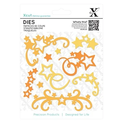 Image of docrafts Xcut Star Flourish Dies (Pack of 10)
