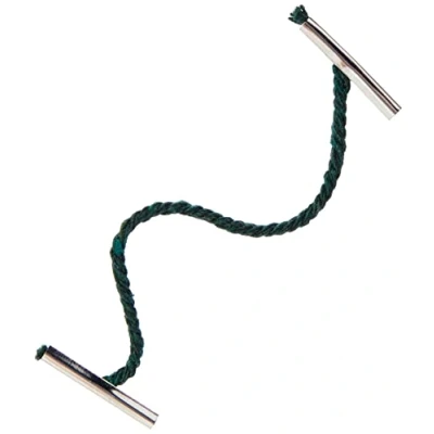 Image of Whitecroft 27191/10 Essentials 101 mm Metal Ended Treasury Tags Green (Pack of 100)