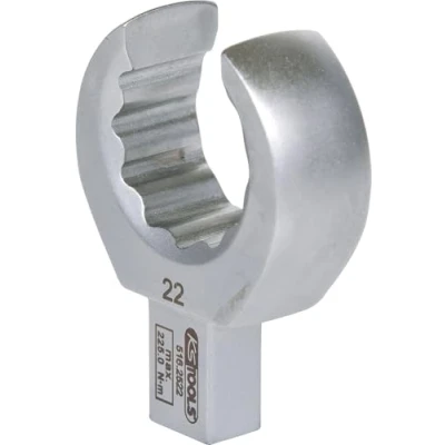 Image of KS Tools 516.2522 9x12mm Open push fit ring spanner (box wrench), 22mm