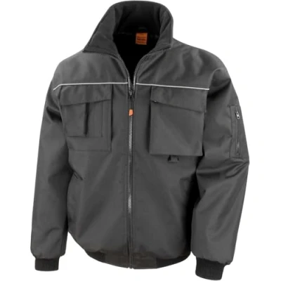Image of Result R300X Work Guard Sabre Pilot Jacket Black, X Large