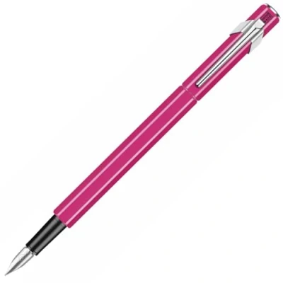 Image of Caran d&#039;Ache Purpur 849 Metal Fountain Pen Fluorescent EF