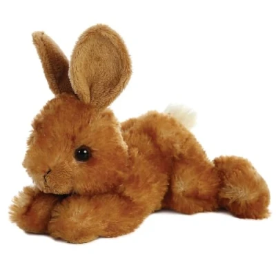 Image of Aurora 8 inch Flopsie Rabbit, Brown