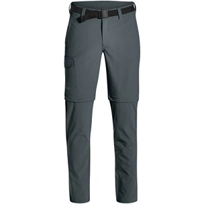 Image of Maier Sports Torid Men&#039;s Hiking Trousers Slim Zip Graphite