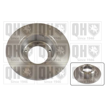 Image of FTC902, LR017952 Brake disc QUINTON HAZELL BDC3797 298mm 24mm 5 127mm Vented LAND ROVER: Discovery 2, Defender Pickup, Off Road Convertible