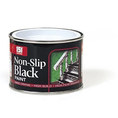 Image of 2x151 Coatings Non Slip Matt Paint 180ml Black [Energy Class A]