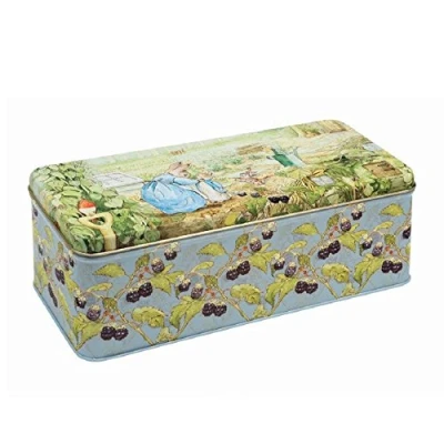 Image of Peter Rabbit Long Deep Rectangular Tin