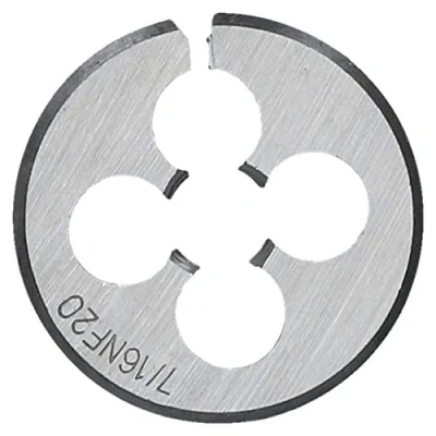 Image of UNF Die Threading Tool 7/16&quot; x 20 NF Split (38mm) Thread Cutter Tungsten Steel