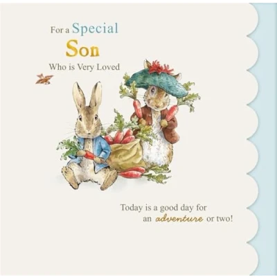Image of Cards Hallmark Peter Rabbit Son Birthday, For a Special Who is Very Loved