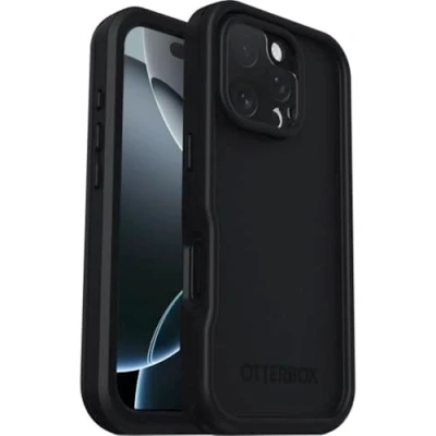 Image of OtterBox Frē Series PC Back Cover Black Magnetic Apple iPhone 16 Pro