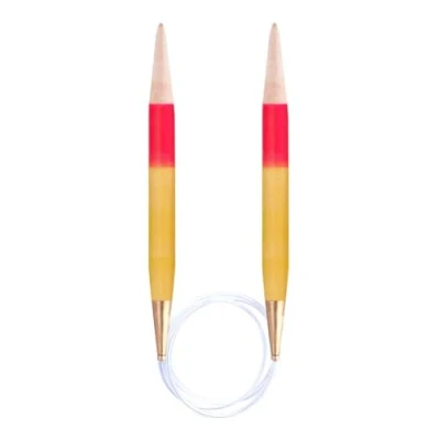 Image of Pony Flair Circular Knitting Needles Wood 60cm 9.00mm 1pc