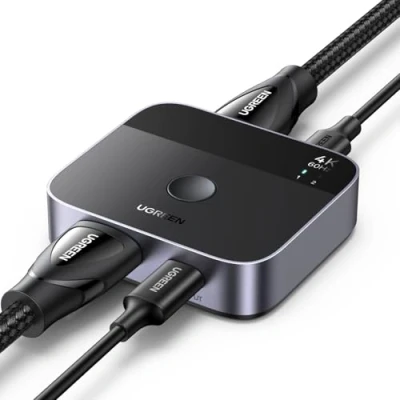 Image of UGREEN USB C + HDMI Switch 4K@60Hz, Switcher 2 in 1 out, Aluminum Splitter Support HDR 3D HDCP 2.2, to Adapter Compatible with MacBook Pro/Air, PS5/4, Xbox, Laptop