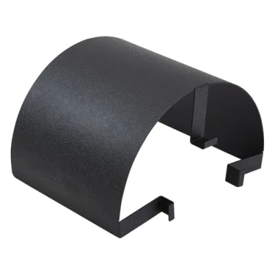 Image of Universal Steel Cone Air Filter Heat Shield Intake Cover for 2.5 3.5&quot; Black 2040#